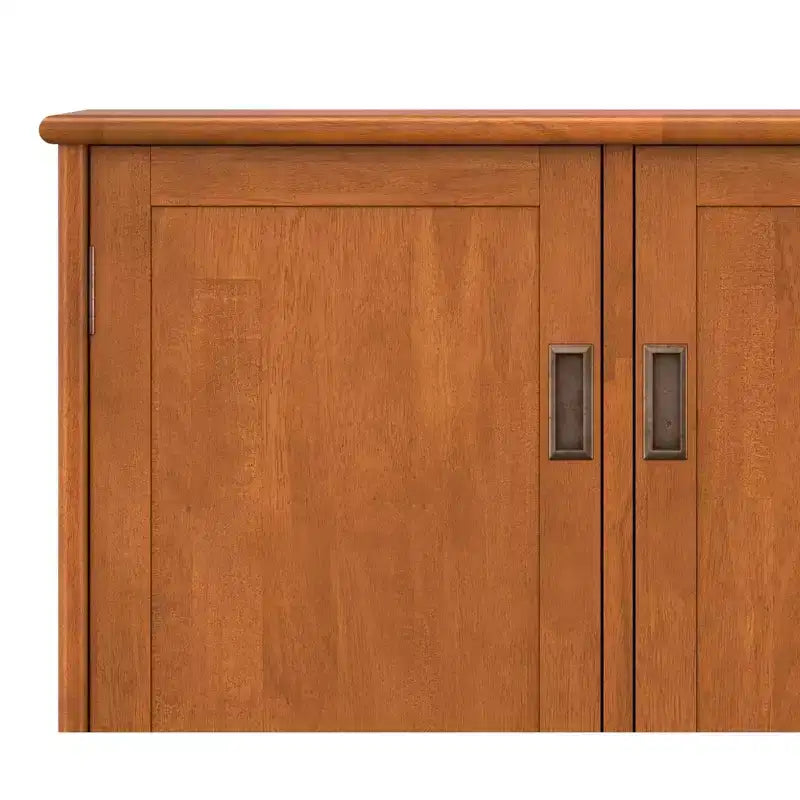 Tierney MADERA MACIZA Rettangolare 50 pollici Credenza a 3 ante in stile moderno di metà secolo