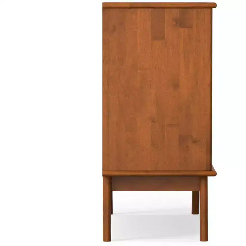 Tierney MADERA MACIZA Rettangolare 50 pollici Credenza a 3 ante in stile moderno di metà secolo