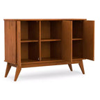 Tierney MADERA MACIZA Rettangolare 50 pollici Credenza a 3 ante in stile moderno di metà secolo
