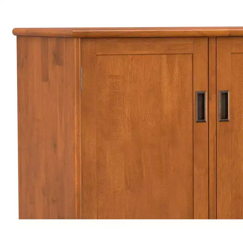 Tierney MADERA MACIZA Rettangolare 50 pollici Credenza a 3 ante in stile moderno di metà secolo