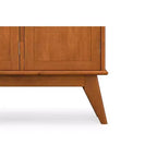 Tierney MADERA MACIZA Rettangolare 50 pollici Credenza a 3 ante in stile moderno di metà secolo