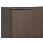 Credenza a 3 cassetti moderna di metà secolo in legno massello di noce marrone, larghezza 42 pollici, modello Pearson