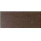 Credenza a 3 cassetti moderna di metà secolo in legno massello di noce marrone, larghezza 42 pollici, modello Pearson