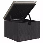 vidaXL Salon de jardin avec coussins Mobilier d'extérieur 7 pièces en résine tressée