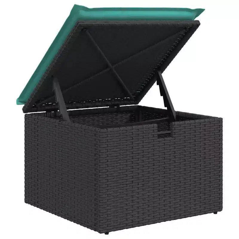 vidaXL Set Divani da Giardino 7 pz con Cuscini Grigio in Polyrattan