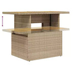 vidaXL Set Divani da Giardino 4 pz con Cuscini Polyrattan Acacia