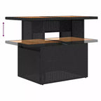 vidaXL Set Divani da Giardino 4 pz con Cuscini Polyrattan Acacia