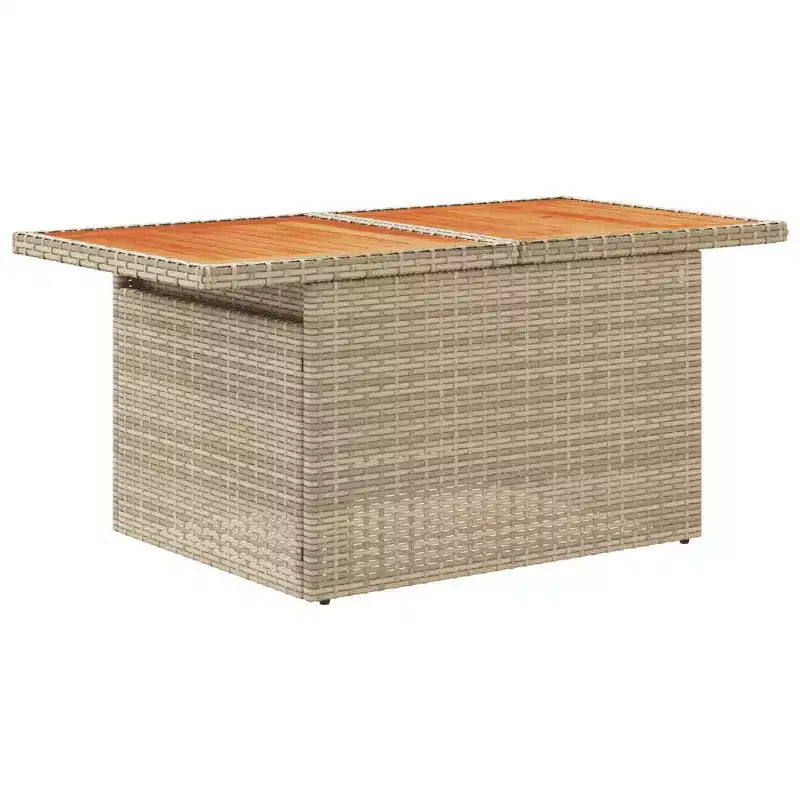 vidaXL Set Divani da Giardino 4 pz con Cuscini Polyrattan Acacia