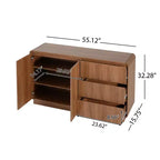 Christopher Knight Home Talia Mobile contenitore moderno con 2 ante e 3 cassetti