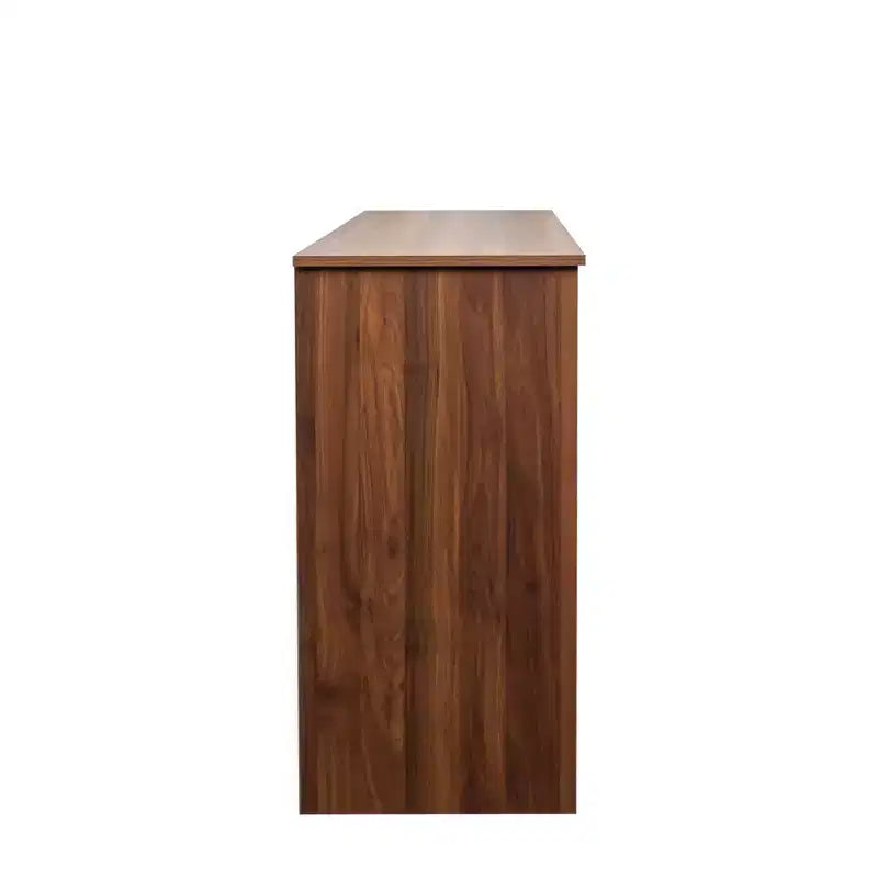 Mobile Credenza Moderno sumyeg in Legno con 2 Ante, 2 Cassetti e Vano a Giorno, Consolle da 110 cm