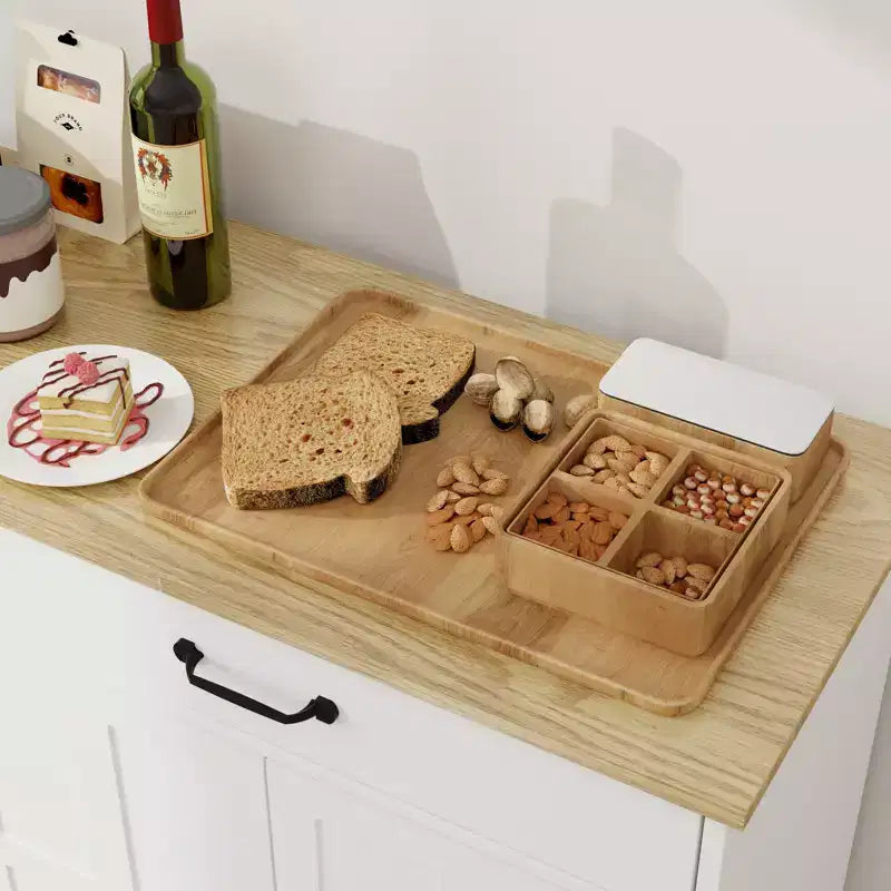 sumyeg 55.91 Buffet de ferme avec 2 tiroirs et 4 portes pour salle à manger