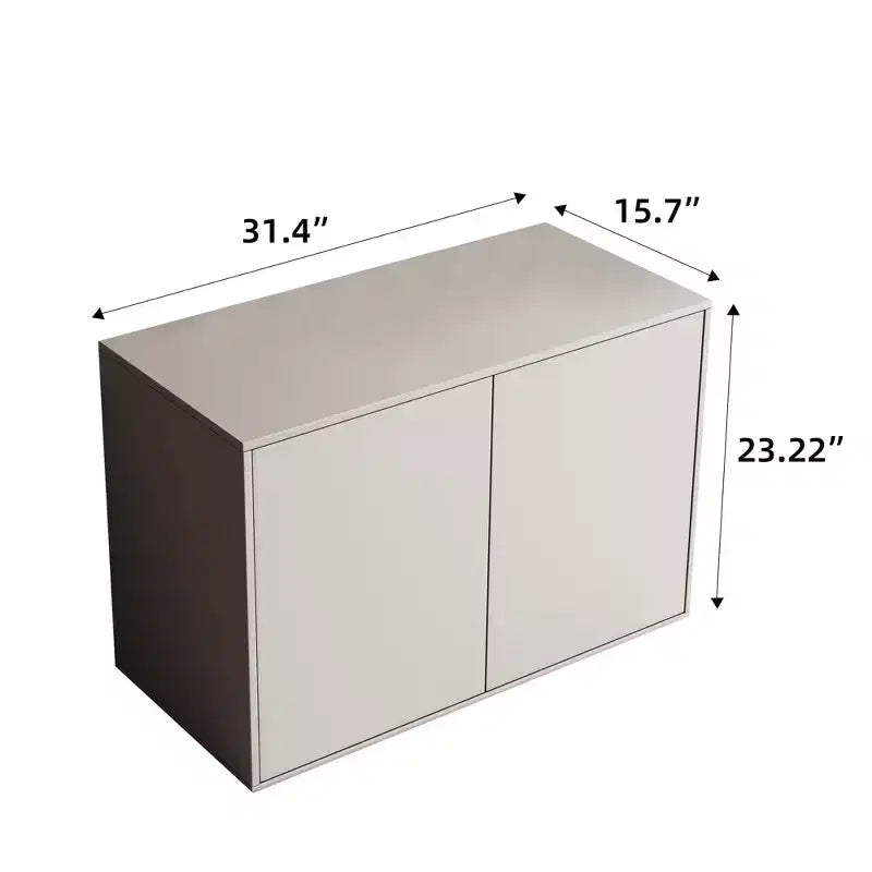 Gaoyangjiaju Cassettiera Moderna color Crema da 80 cm con 3 Cassetti con Apertura a Pressione, Comodino Piccolo per Camera da Letto, Armadietto Contenitore