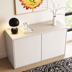 Gaoyangjiaju Cassettiera Moderna color Crema da 80 cm con 3 Cassetti con Apertura a Pressione, Comodino Piccolo per Camera da Letto, Armadietto Contenitore