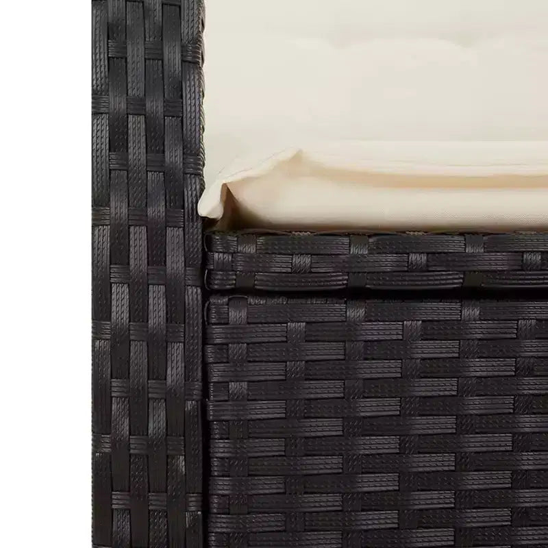vidaXL Set Pranzo da Esterno Moderno con Cuscini - Polyrattan