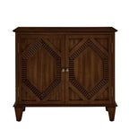 Mobile credenza geometrico 34, mobile buffet moderno a 2 ante con ripiano regolabile per ingresso, soggiorno - Panipeachy