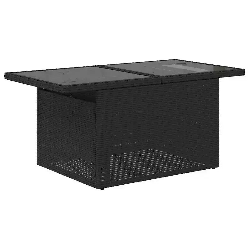 vidaXL Salotto da Giardino con Cuscini e Tavolino, Polyrattan