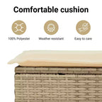 vidaXL Salon de jardin moderne avec coussins
