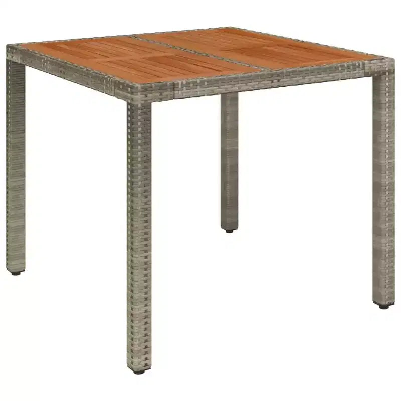 vidaXL Set da pranzo da esterni con cuscini in polyrattan