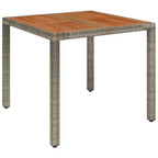 vidaXL Set da pranzo da esterni con cuscini in polyrattan