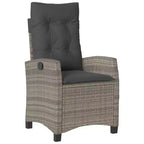 vidaXL Set da pranzo da esterni con cuscini in polyrattan