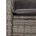 vidaXL Set da pranzo da esterni con cuscini in polyrattan