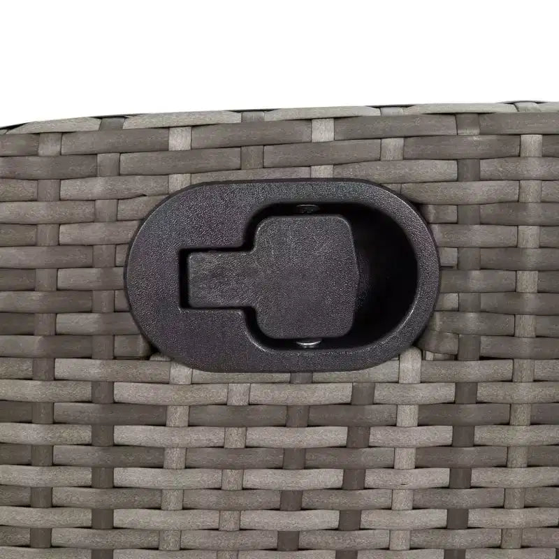 vidaXL Set da pranzo da esterni con cuscini in polyrattan