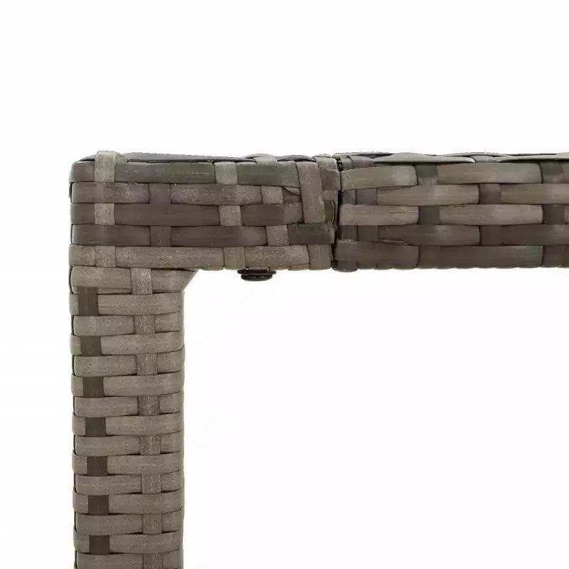 vidaXL Set da pranzo da esterni con cuscini in polyrattan