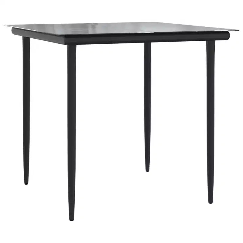 Set da pranzo per esterni vidaXL con cuscini e tavolo rettangolare