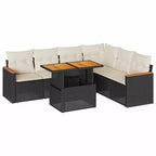 vidaXL Outdoor Sofa Set with Cushions in Different Colors