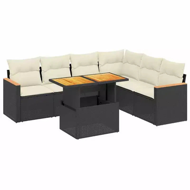 Set Divani da Esterno vidaXL con Cuscini in Diversi Colori