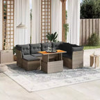 vidaXL Salotto da Esterno con Cuscini - Design Modulare Flessibile