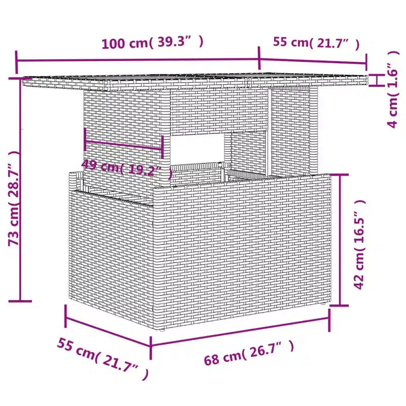 vidaXL Set Divani da Esterno con Cuscini - Design Moderno in Polyrattan