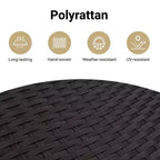 vidaXL Set Divani da Esterno con Cuscini - Design Moderno in Polyrattan