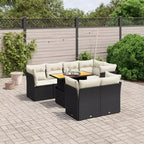 vidaXL Set Divani da Esterno con Cuscini - Design Moderno in Polyrattan