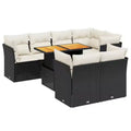 vidaXL Set Divani da Esterno con Cuscini - Design Moderno in Polyrattan