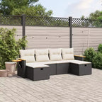 vidaXL Salon de jardin modulable en résine tressée