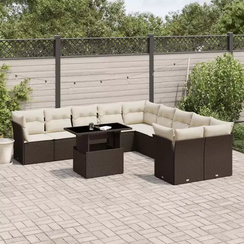 vidaXL Divano da Giardino Modulare con Cuscini in Vari Colori