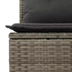 vidaXL Ensemble de canapés de jardin en résine tressée et acier thermolaqué Grande taille