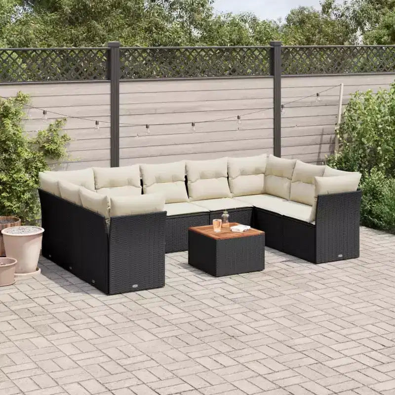 Set Divano Modulare da Giardino vidaXL con Cuscini in Vari Colori