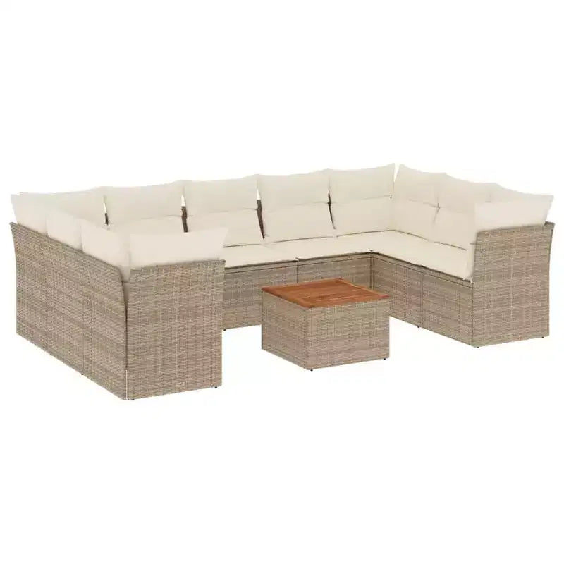 Set Divano Modulare da Giardino vidaXL con Cuscini in Vari Colori