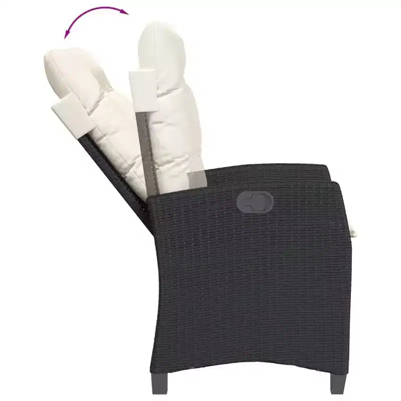 vidaXL Set da pranzo da giardino con cuscini, vari colori