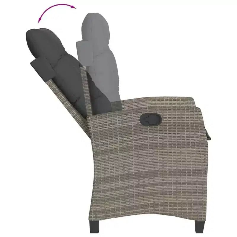 vidaXL Set da pranzo da giardino con cuscini, vari colori