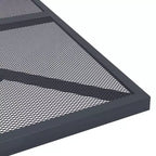 vidaXL Set da pranzo moderno da patio in acciaio color antracite