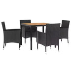 vidaXL Set da pranzo da esterni 8 pz
