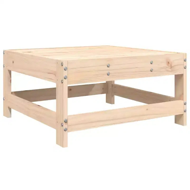 vidaXL Salotto da esterno modulare con struttura in legno massello