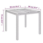 vidaXL Set da pranzo da giardino, cuscini