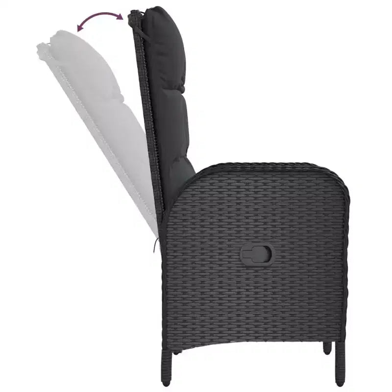 vidaXL Set da pranzo da giardino, cuscini