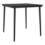 vidaXL Set da pranzo da giardino Tavolo in PE rattan Media Resistente