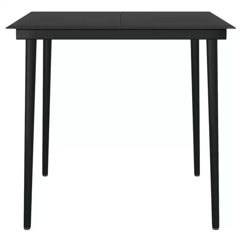 vidaXL Set da pranzo da giardino Tavolo in PE rattan Media Resistente