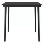 vidaXL Set da pranzo da giardino Tavolo in PE rattan Media Resistente